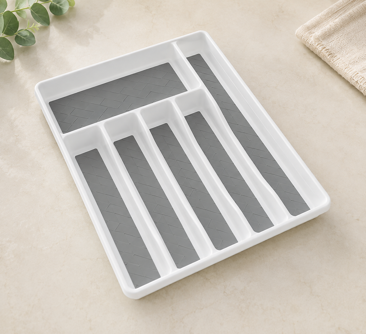 Section Silverware Drawer Organizer